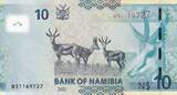 10 Namibia Dollars Dollars, Dr Sam Nujoma - Springbok 2021 UNC