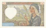 France 1941 50 Francs - Jacques Coeur - 17-04-1941 - Serial G.57 UNC