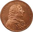 France 1 token Faculty of Medicine of Paris, J.L. Alleaume - Copper Token - 1775 VF+