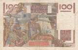 France 1945 100 Francs - Young farmer - 07-11-1945 - Serial T.14 FF