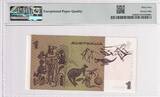 Australia  1 Dollar Elizabeth II - ND (1983) - Specimen - PMG64 - Serial DNK UNC