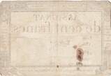 France  100 francs - 18 Nivose An III - 1794 - Sign. Dehogues - Serial 1746 VF
