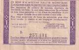 France  1 Franc Solidarity Bond with stamp - 1941-1942 - Serial B VF