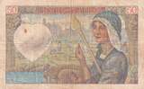 France 1940 50 Francs Jacques Coeur - 26-09-1940 - Serial C.17 FF+