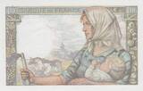 France 1944 10 Francs - Minor - 13-01-1944 - Serial H.66 UNC
