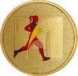 French Mint 2023 Medallion M - Alphabet Sports - Paris 2024 UNC