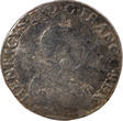 France  HENRY II - TESTON WITH NAKED HEAD, 1st TYPE 1558 B ROUEN FF