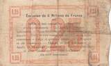 France 25 centimes 1915 25 Cents - Fourmies - Regional Coupon - 24-10-1915 - Sixth serial FF