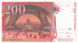 France  200 Francs - Gustave Eiffel - Tour Eiffel - 1996 - Serial G.046 UNC