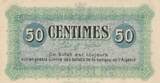 Algeria 50 centimes 1915 50 Cents - Chambre de commerce of Constantine - 01-05-1915 - Serial B XF+