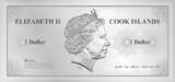 Cook Islands  London - Skyline collection -1 Dollar Silver Colour 2017 BE ( belle épreuve)