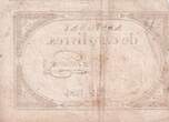 France 5 livres 5 Pounds - 10 Brumaire Year II (31.10.1793) - Sign. Gilliero - Serial 19864 FF