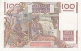 France 1950 100 Francs - Young farmer - 16-11-1950 - Serial Y.379 UNC