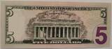 Billet USA 5 dollars Abraham Lincoln, Président 2021 UNC