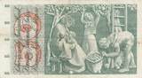 Switzerland 1957 50 Francs - Apple Harvesting Scene - 04-10-1957 - Serial 7N VF