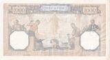 France 1938 1000 Francs Ceres and Mercury - 21-07-1938 - Serial B.3622 XF