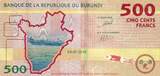 Burundi  500 Francs - Coffee - Crocodile - 2018 - Serial AE - P.50b UNC