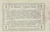 France 1916 1 Franc - Laon - Regional Coupon - 16-06-1916 - Serial 19 XF