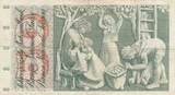 Switzerland 1961 50 Francs - Apple Harvesting Scene - 04-05-1961 - Serial 9M VF