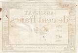 France  100 Francs - 18 Nivose An III - (07.01.1795) - Sign. Le Noble - Serial 3117 VF