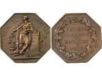 France 1 token Poinçon Corne (1880-) Notaires, Nord - Jeton Bronze Poinçon Corne (Après 1879) VF+