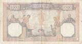 France 1927 1000 Francs Ceres and Mercury - 14-06-1927 - Série U.304 FF