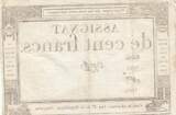 France  100 Francs - 18 Nivose An III - (07.01.1795) - Sign. Ogé - Serial 1652 VF