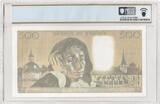 France 1988 500 Francs - Pascal - 03-03-1988 - Serial C.273 - PCGS 58 PPQ AU