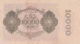 Germany  10000 Mark Portrait of man by Durer - 1922 - Serial 21N. XF