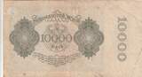 Germany  10000 Mark Portrait of man by Durer - 1922 - Serial 12P. FF+