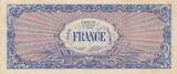 France  100 Francs - Allied Military Currency - 1944 - Serial 8 - P.123 VF
