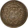 France 1 token Mayors of Nantes, François Moricaud - Silver Token - 1739 TTB/TTB+