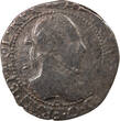 France  HENRI III - 1/2 FRANC WITH GOFFERED COLLAR 1576 A PARIS FF