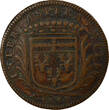 France 1 token Mayors of Nantes, Louis Macé - Copper Token -1663 TB+/TTB