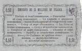 France 50 centimes 1916 50 Cents - Fourmies - Regional Coupon - 08-05-1916 - Serial 1 VF