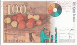 France  100 Francs - Cezanne - 1997 - Serial W.009 UNC