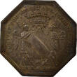 France XVIIIème Nobility of Brittany, René François of Menou – Silver Octogonal Token XF