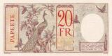Tahiti  20 Francs Peacock - Specimen - Papeete - Bank of French Indo-Chine - 1928 UNC