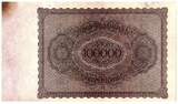 Germany  100000 Mark Gisze - 1923 - Serial T - C.00 VF