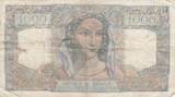 France 1946 1000 Francs Minerva and Hercules - 03-10-1946 - Serial Z.341 FF