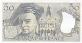 France  50 Francs - Quentin de la Tour - 1990 - Serial G.62 AU