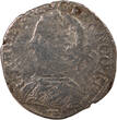France  CHARLES IX - 1/2 TESTON 2nd TYPE 1565 H LA ROCHELLE FF