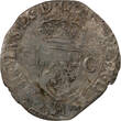 France  CHARLES IX - DOUZAIN WITH TWO C, 1st TYPE - 1574 M TOULOUSE FF+
