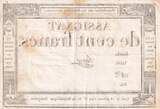 France  100 Francs - 18 Nivose An III - (07.01.1795) - Sign. Henry - Serial 1609 VF
