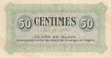 Algeria 50 centimes 1915 50 Cents - Chambre de commerce of Constantine - 01-05-1915 - Serial A XF+