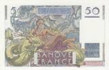 France 1949 50 Francs - Le Verrier - 03-11-1949 - Serial W.143 UNC