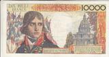 France 100 nf sur 10000 francs 1958 100 NF on 10000 Francs - Bonaparte - 30-10-1958 - Serial J.145 VF