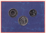 France  Set of 3 coins 1996 in Francs BU