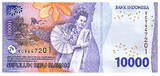Indonesia  10000 Rupiah - Frans Kaisiepo - Taman Nasional Wakatobi - 2024 - Serial VCV UNC