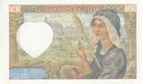 France 1941 50 Francs - Jacques Coeur - 24-04-1941 - Serial B.70 UNC